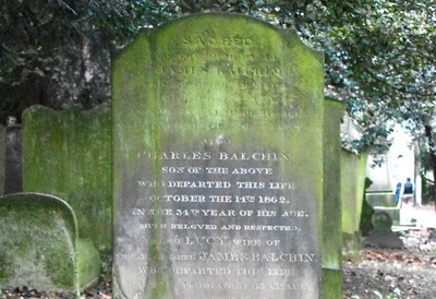 1861 Grand National grave of Charles Balchin