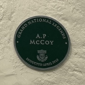A.P McCoy plaque