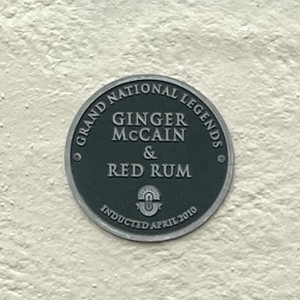 Ginger McCain Legend plaque