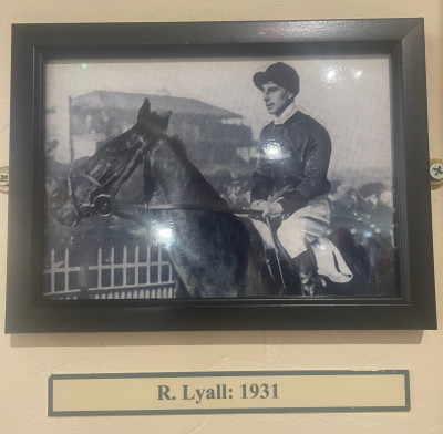 R Lyall jockey 1931