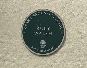 Ruby Walsh plaque aintree
