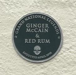 Red rum plaque