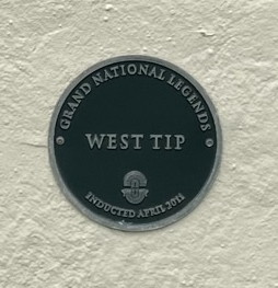 west tip plaque grand national legend