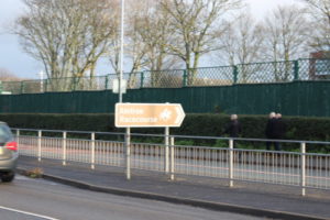 aintree road sign