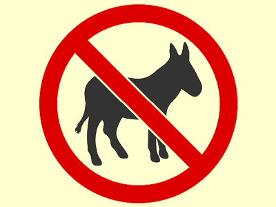 horse race cancelled icon