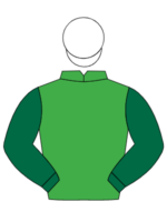 green dark green sleeves white cap