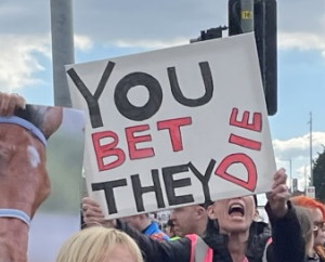 You Bet They Die Poster seen in Aintree 2023