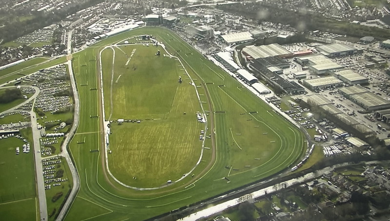 Aintree Racecourse 2022 ariel view
