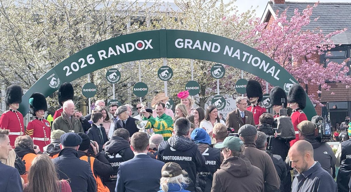 2026 grand national trophy presentation i am maximus willie mullins paul townend jp mcmanus