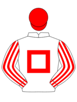 white red hollow box white sleeves red stripes red cap